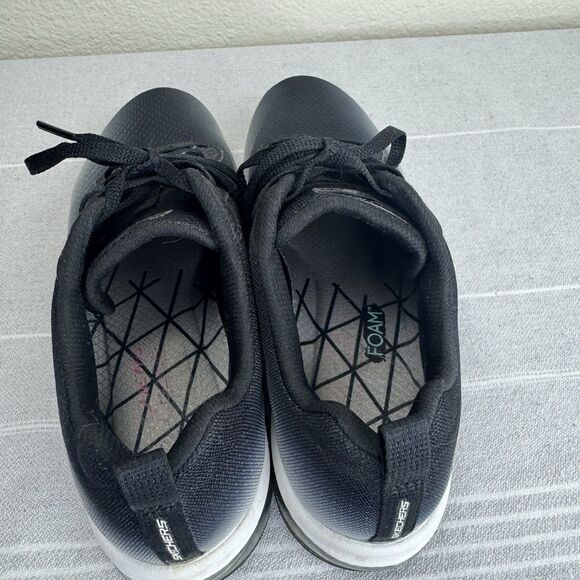 Skechers Skech-Air Element Athletic Sporty Training Sneaker Black White 7.5 - Picture 5 of 12